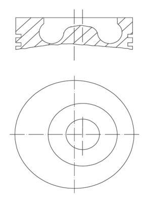 Stūmoklis MAHLE 0160200