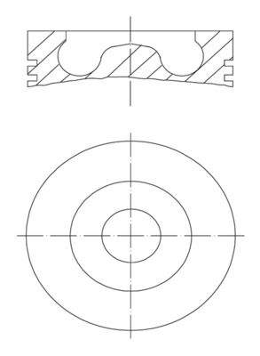 Stūmoklis MAHLE 016 07 00