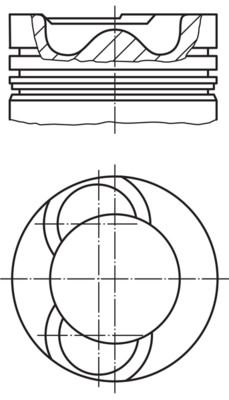 Stūmoklis MAHLE 028 19 01