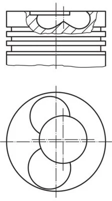 Piston MAHLE 030 90 00