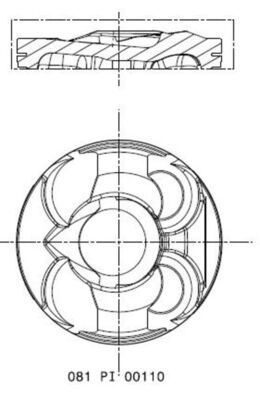 Stūmoklis MAHLE 081PI00110002