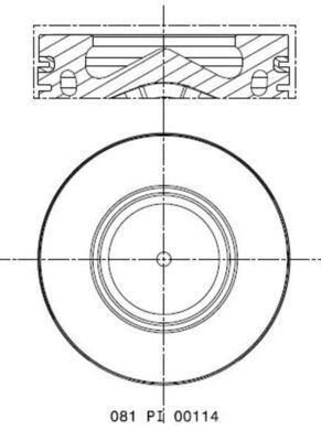 Piston MAHLE 081 PI 00114 000