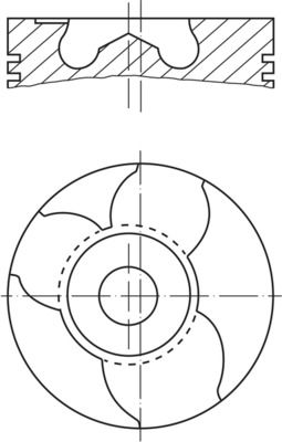 Stūmoklis MAHLE 1511000