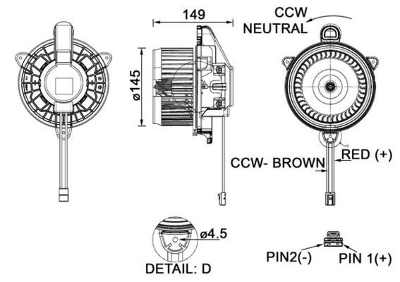 Vidaus pūtiklis MAHLE AB277000P