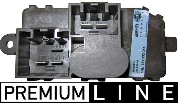 Régulateur, ventilateur intérieur MAHLE ABR 96 000P