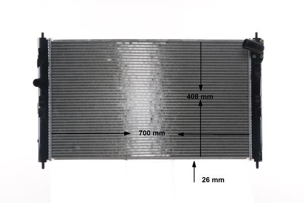 Radiatorius, variklio aušinimas MAHLE CR2239000S