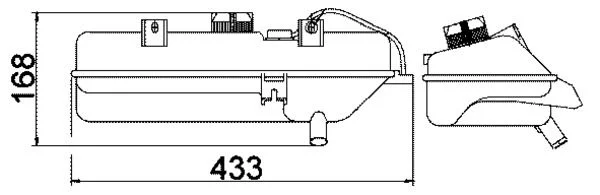 Розширювальний бачок, охолоджувальна рідина MAHLE CRT 16 000S