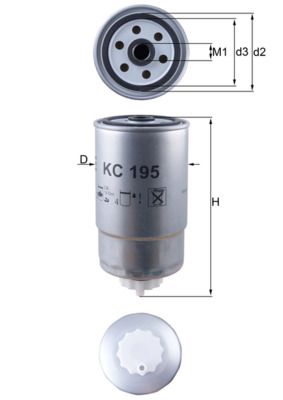 Fuel Filter MAHLE KC195