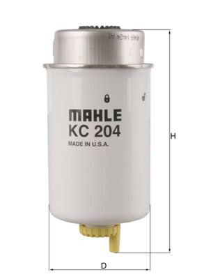 Фільтр палива MAHLE KC204