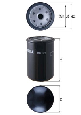 Fuel Filter MAHLE KC24