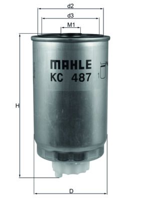 Фільтр палива MAHLE KC487