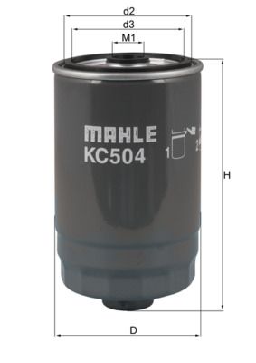 Фільтр палива MAHLE KC504