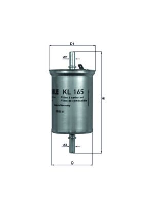 Fuel Filter MAHLE KL165