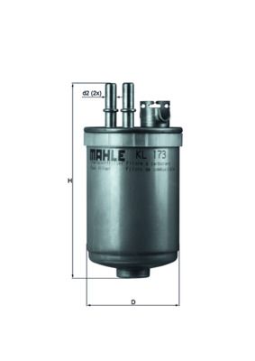 Fuel Filter MAHLE KL173