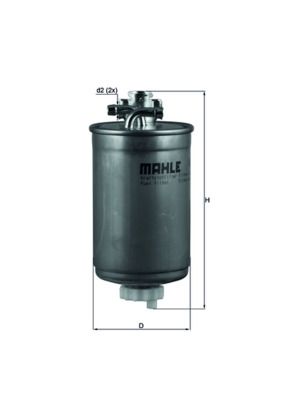 Фільтр палива MAHLE KL180