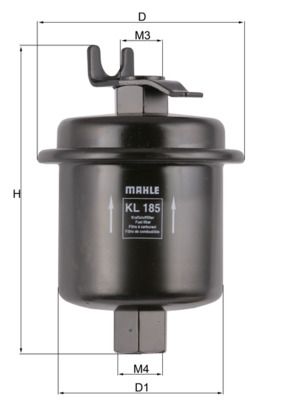 Фільтр палива MAHLE KL185