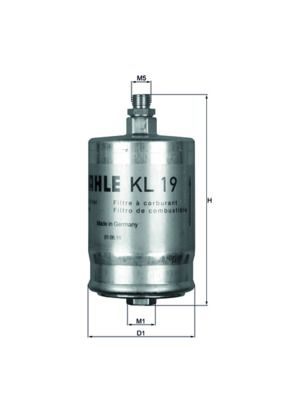 Fuel Filter MAHLE KL19