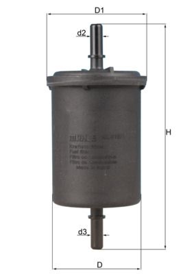 Fuel Filter MAHLE KL416/1