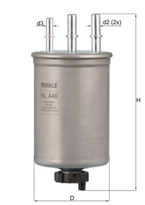 Fuel Filter MAHLE KL446