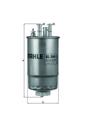 Fuel Filter MAHLE KL566