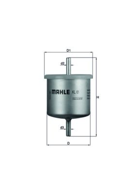 Fuel Filter MAHLE KL61