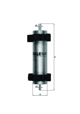 Fuel Filter MAHLE KL660