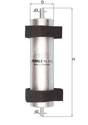 Fuel Filter MAHLE KL916