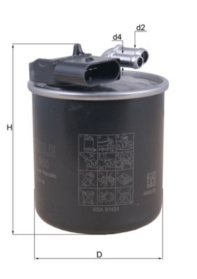 Fuel Filter MAHLE KL950