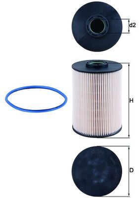 Fuel Filter MAHLE KX211D