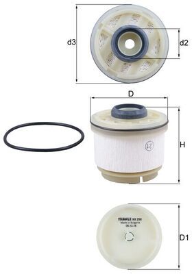 Fuel Filter MAHLE KX268D