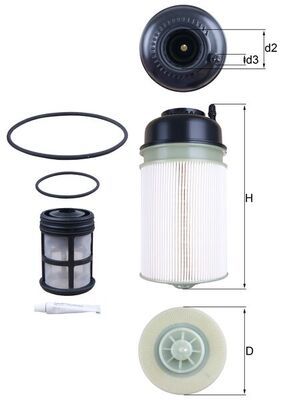 Fuel Filter MAHLE KX406KIT