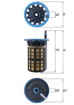 Fuel Filter MAHLE KX515