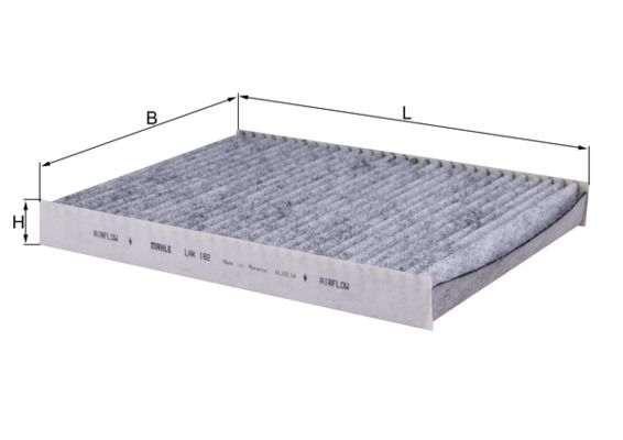Filtras, salono oras MAHLE LAK 182