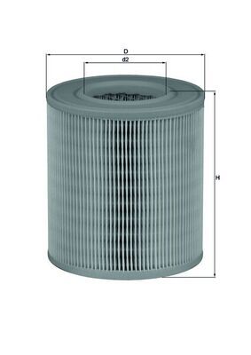 Air Filter MAHLE LX1253