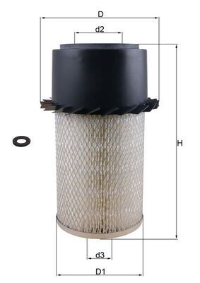 Air Filter MAHLE LX17