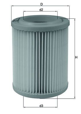 Air Filter MAHLE LX1768