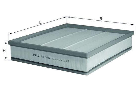 Oro filtras MAHLE LX1886