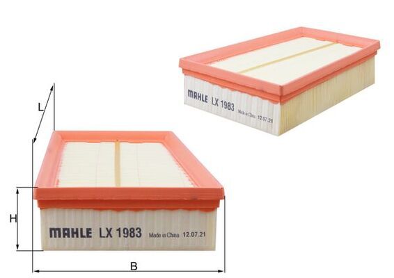 Air Filter MAHLE LX1983