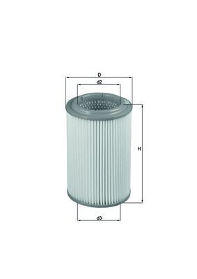 Air Filter MAHLE LX2689