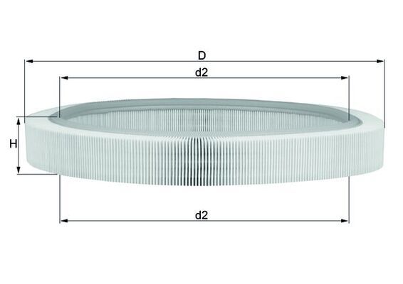 Oro filtras MAHLE LX61