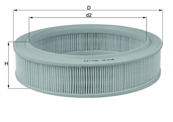 Oro filtras MAHLE LX81