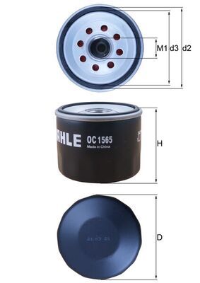 Oil Filter MAHLE OC1565