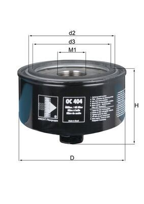 Oil Filter MAHLE OC404