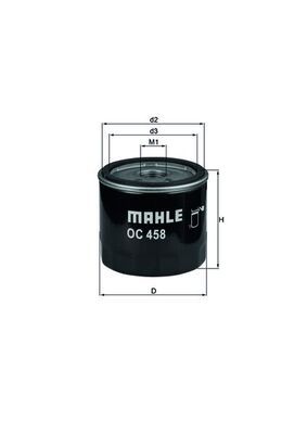 Oil Filter MAHLE OC 458