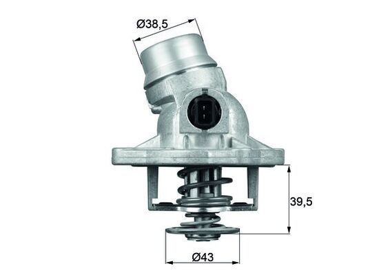 Thermostat, coolant MAHLE TM12105