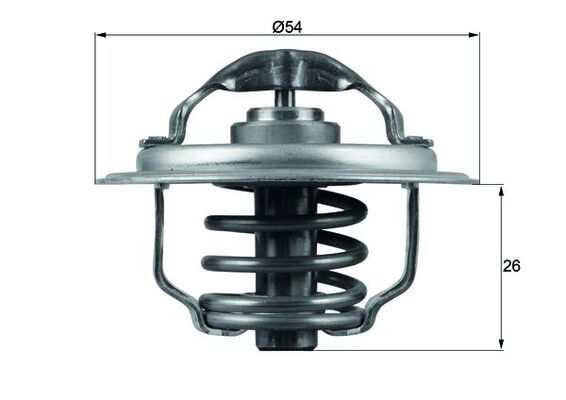 Thermostat, coolant MAHLE TX 111 87 D