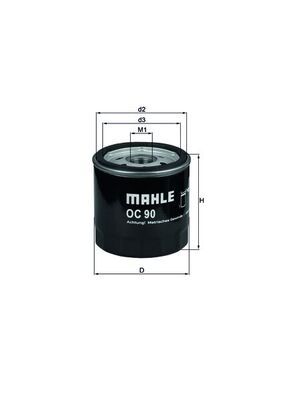 Oil Filter MAHLE OC90OF