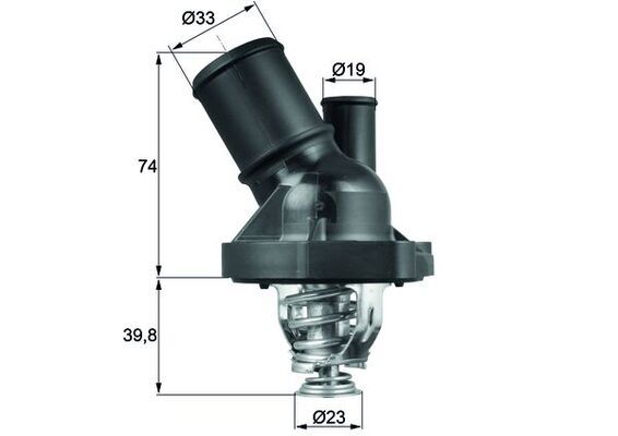 Thermostat, coolant MAHLE TI 200 82
