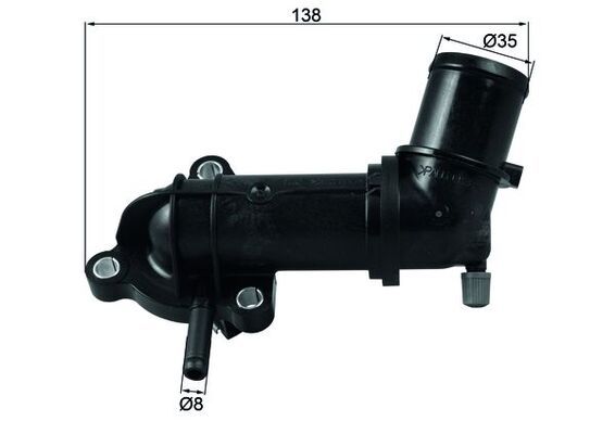 Thermostat, coolant MAHLE TI24588