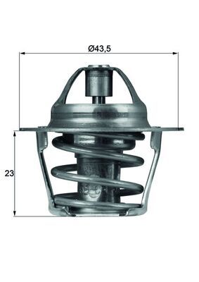 Thermostat, coolant MAHLE TX6183